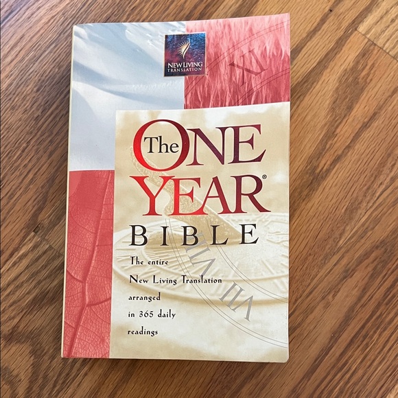 Vintage The One Year Bible New Living Translation Soft Cover 365 Daily 1996 - Picture 1 of 6